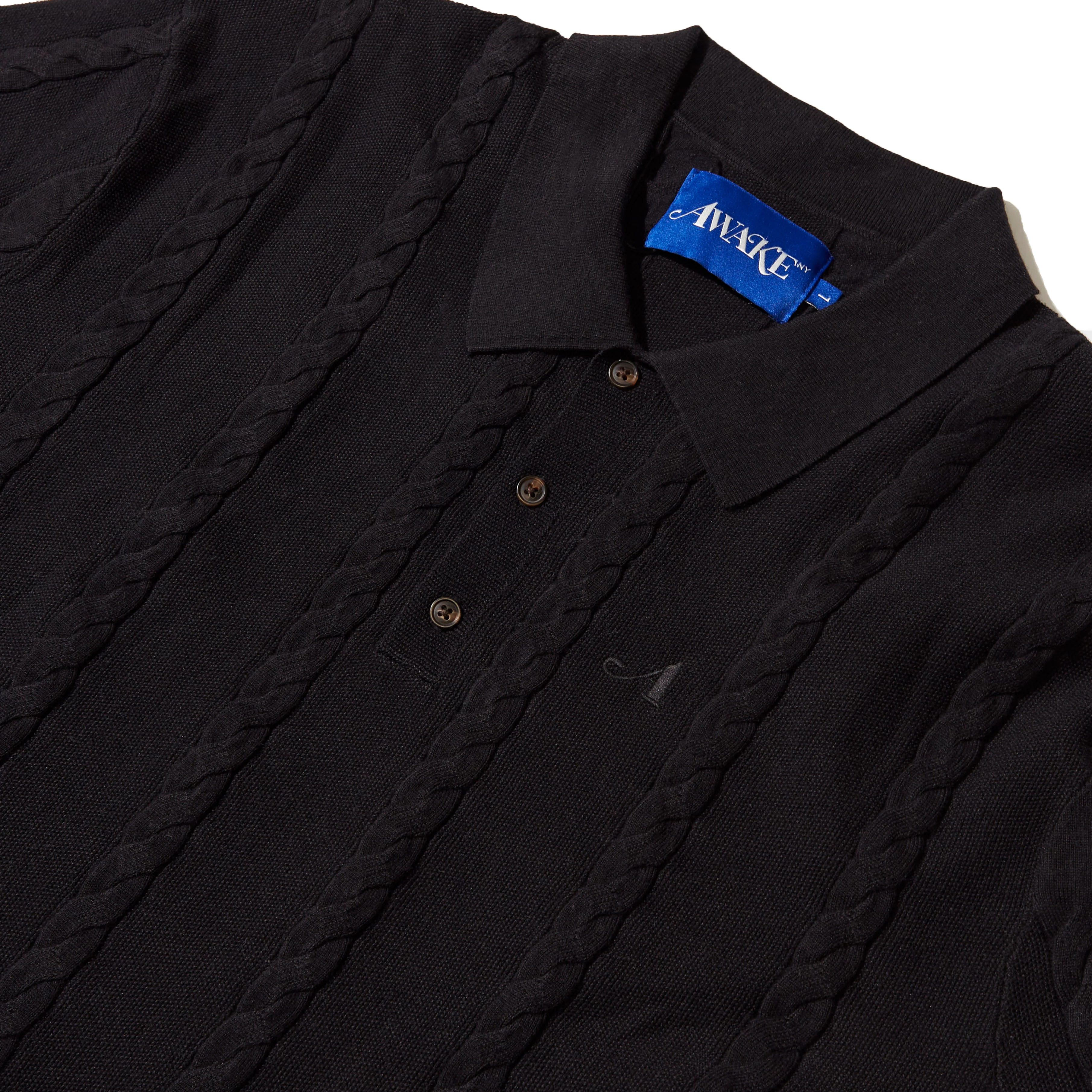 Cable Knit Polo - Image 3