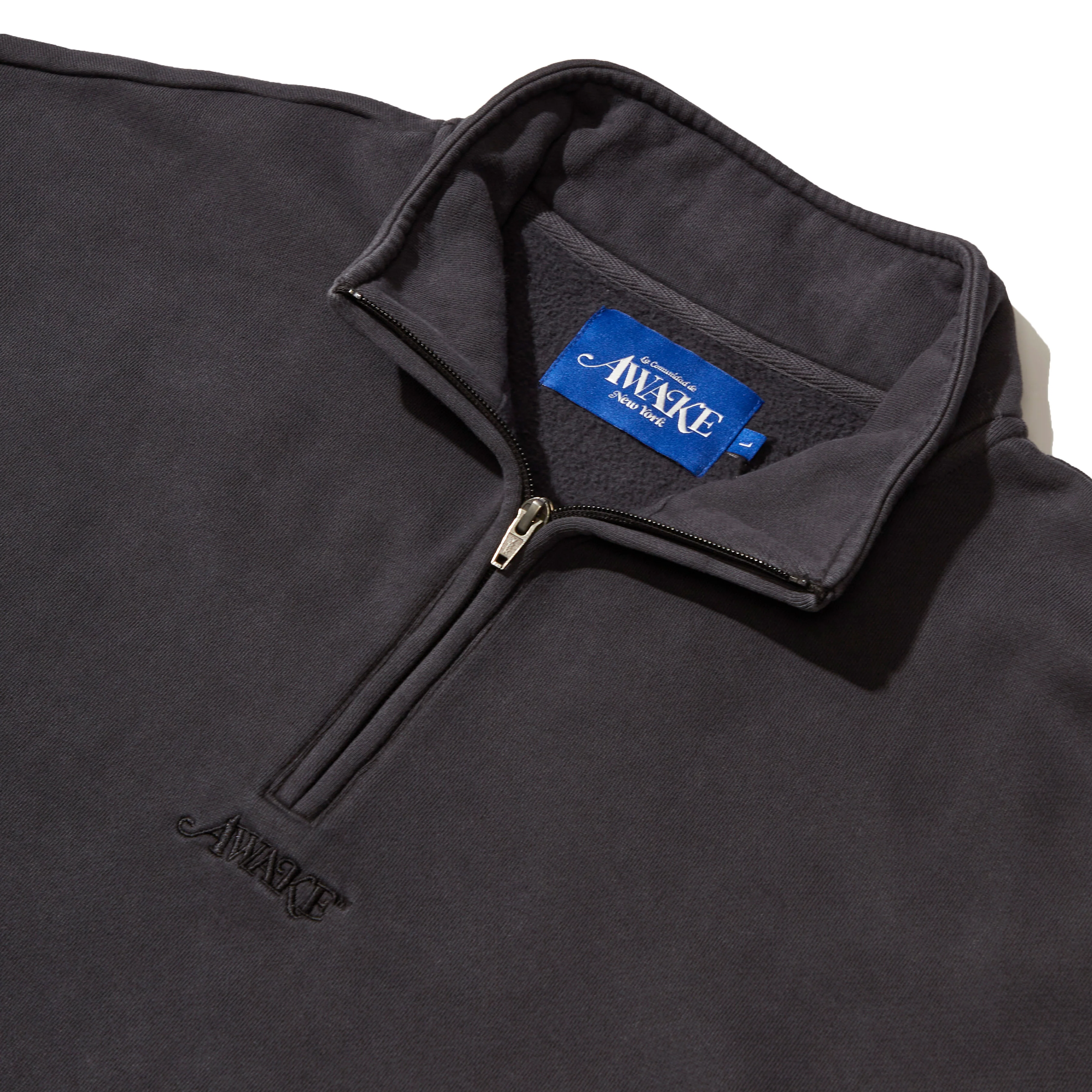 Classic Logo Embroidered Quarter Zip Sweatshirt - Image 2