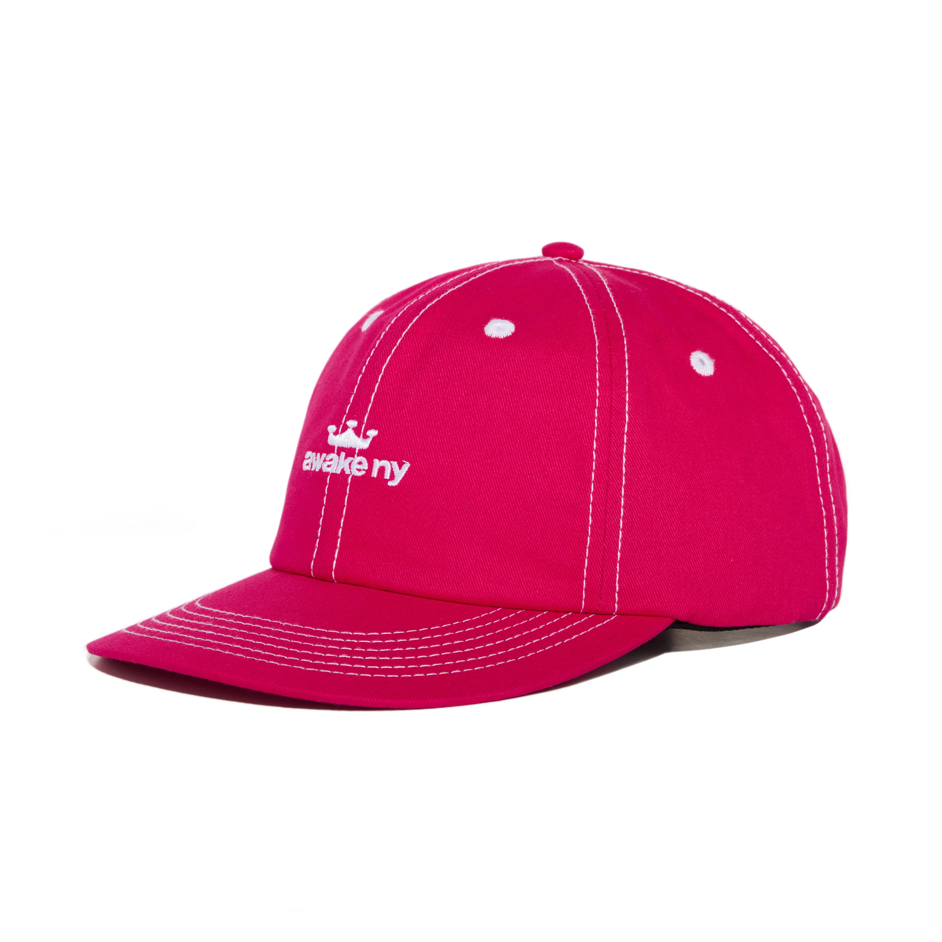 Contrast Stitch Crown Logo 6-Panel Hat - Image 2