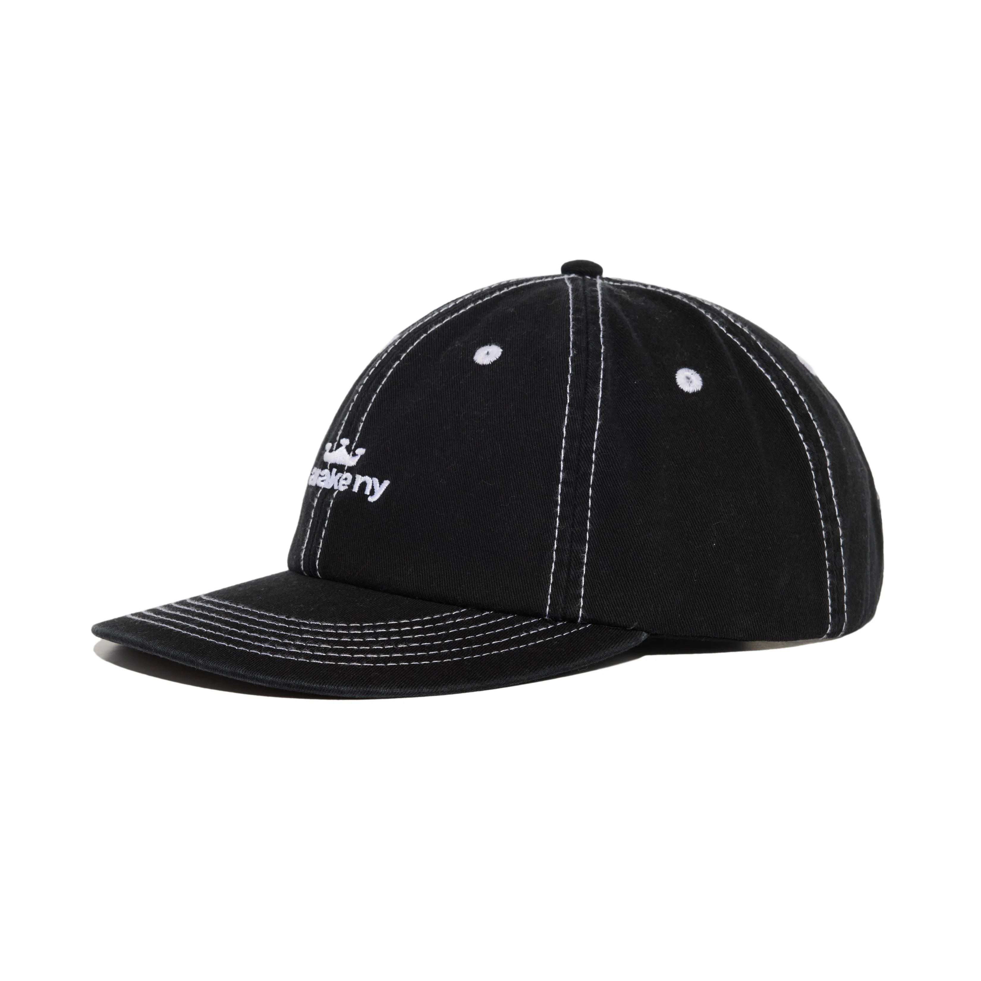 Contrast Stitch Crown Logo 6-Panel Hat - Image 2
