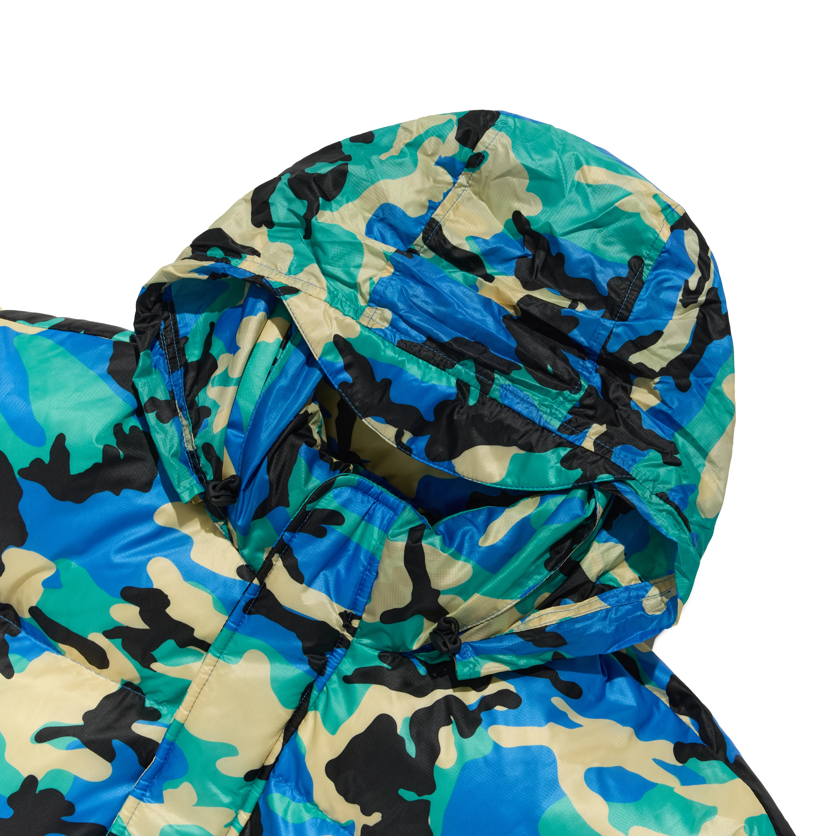 Digi Camo Nylon Puffer Jacket - Image 3